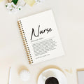 Nurse Definition Spiral Notebook - Nursecaresuites - Online Healthcare BoutiqueCnaLpnmedical suppliesB0CXSZP2G2