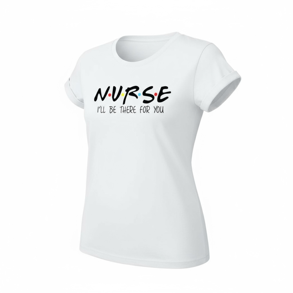 Nurse Friend “I’ll Be There For You” Shirt - Nursecaresuites - Online Healthcare BoutiqueT-shirtbreathable nurse topcasual nurse outfitclassic nurse t-shirt design