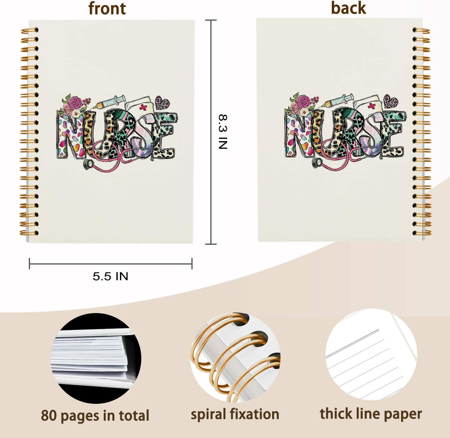 Nurse Spiral Notebook - Nursecaresuites - Online Healthcare BoutiqueCnaJournalLpnB0CW5VRZPR - 1