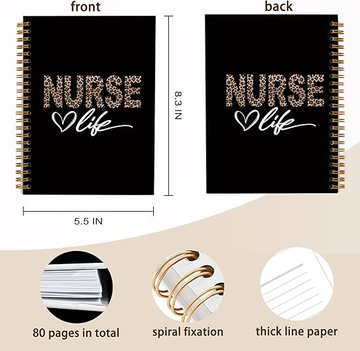 Nurse Spiral Notebook - Nursecaresuites - Online Healthcare BoutiqueCnaJournalLpn