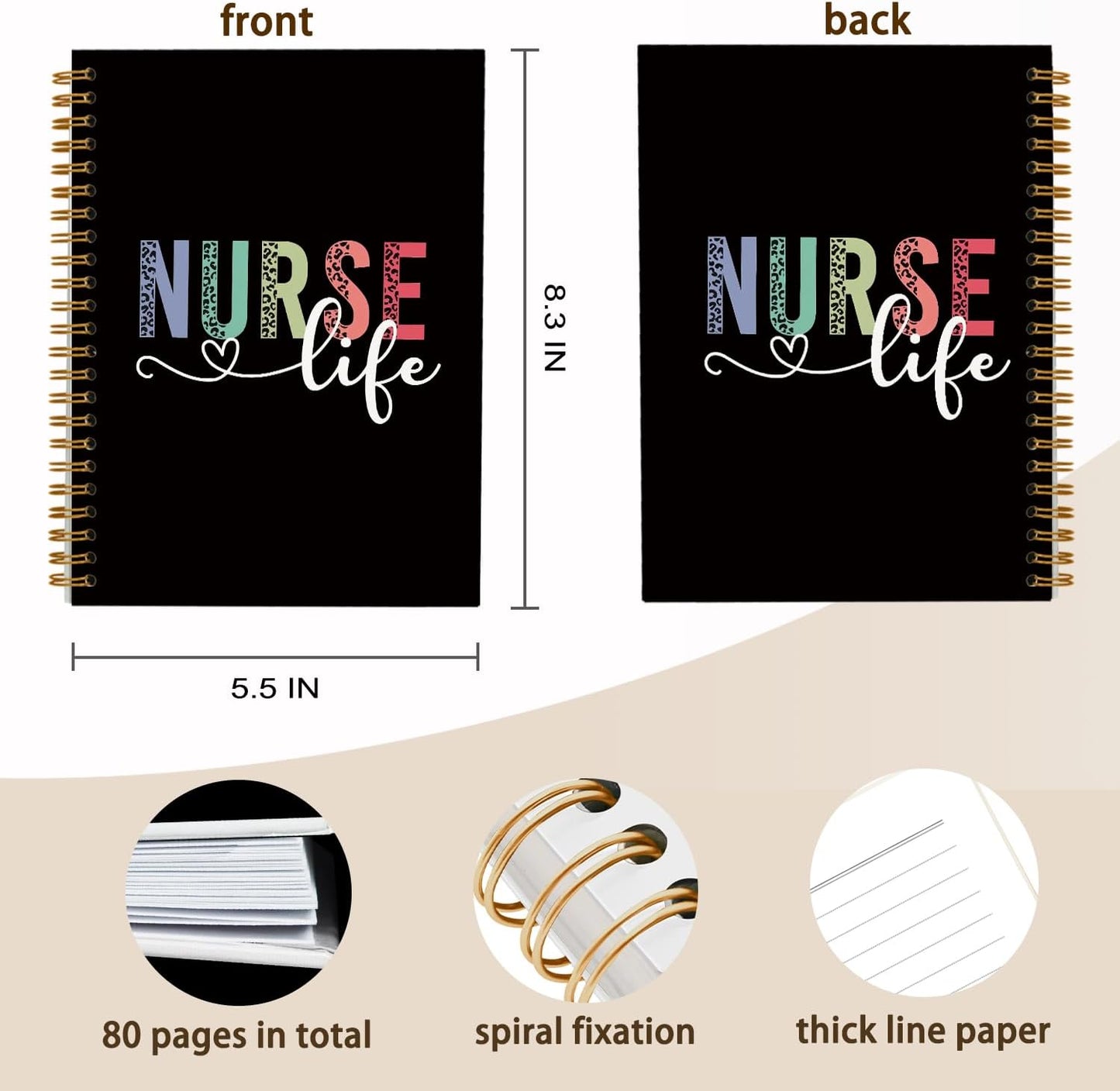 Nurse Spiral Notebook - Nursecaresuites - Online Healthcare BoutiqueCnaJournalLpn