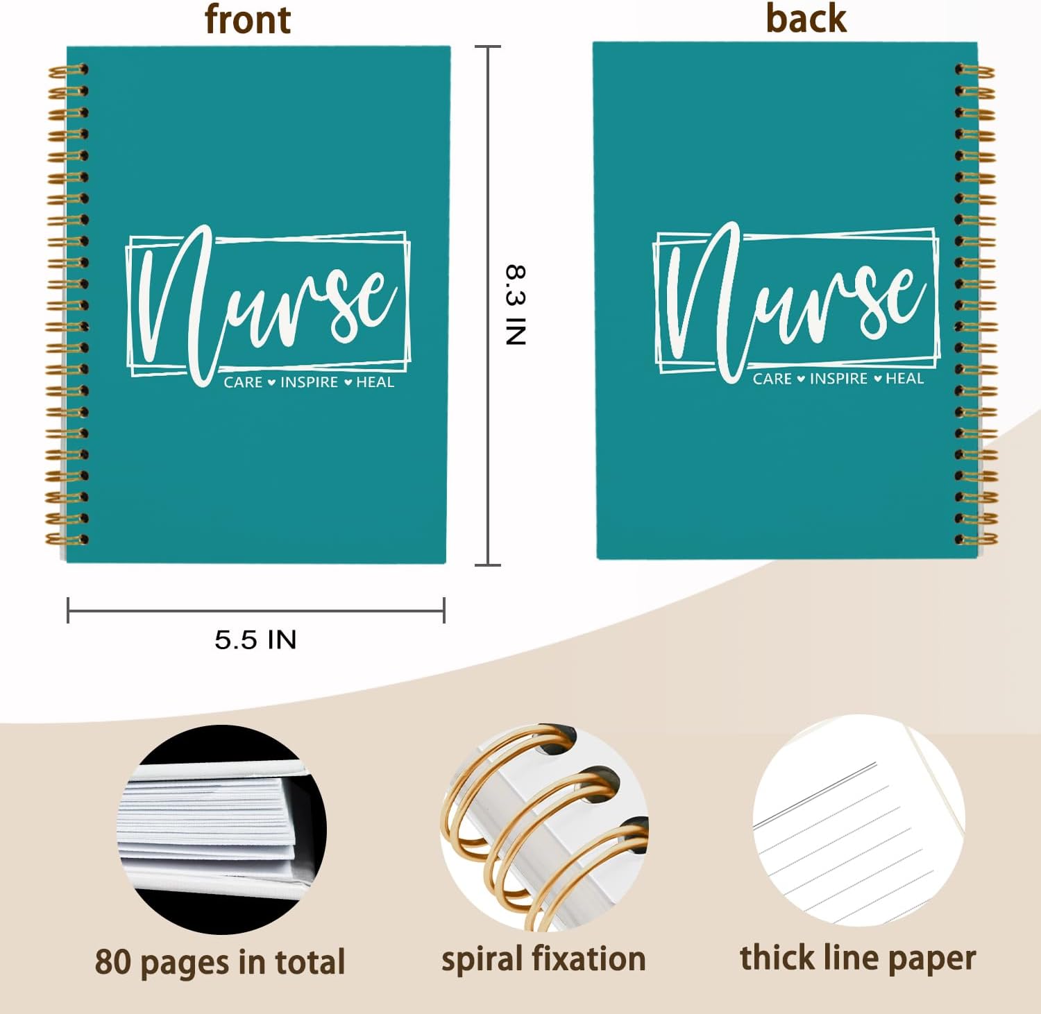 Nurse Spiral Notebook - Nursecaresuites - Online Healthcare BoutiqueCnaJournalLpn