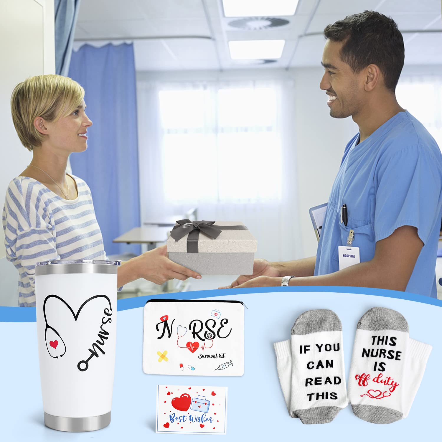 Nurse Survival Gift Box - Nursecaresuites - Online Healthcare BoutiqueB0D5QT317Z