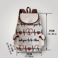 Nurse-Themed Canvas Backpacks - Nursecaresuites - Online Healthcare Boutiquebackpackclinical bagcna bagcute nurse gift