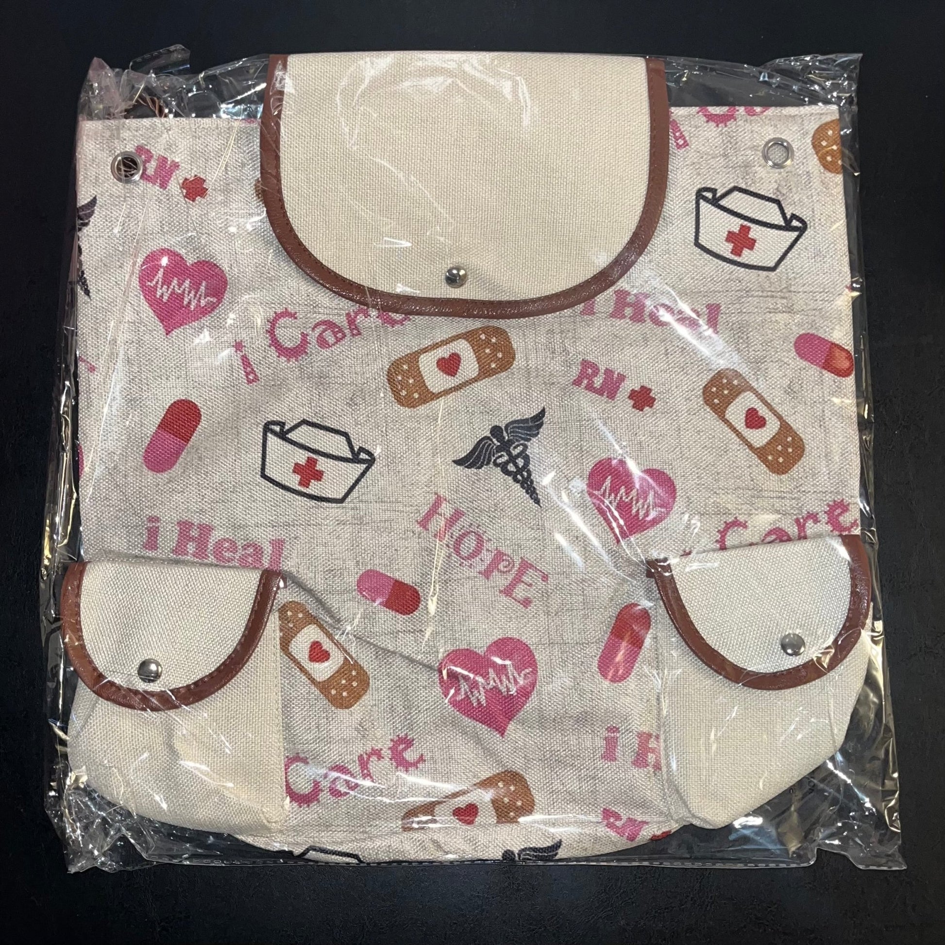 Nurse - Themed Canvas Backpacks - Nursecaresuites - Online Healthcare Boutiquebackpackclinical bagcna bagcute nurse gift