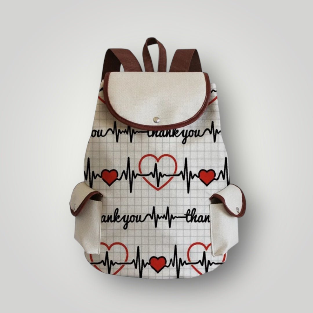 Nurse - Themed Canvas Backpacks - Nursecaresuites - Online Healthcare Boutiquebackpackclinical bagcna bagcute nurse gift