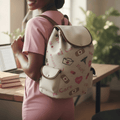 Nurse - Themed Canvas Backpacks - Nursecaresuites - Online Healthcare Boutiquebackpackclinical bagcna bagcute nurse gift