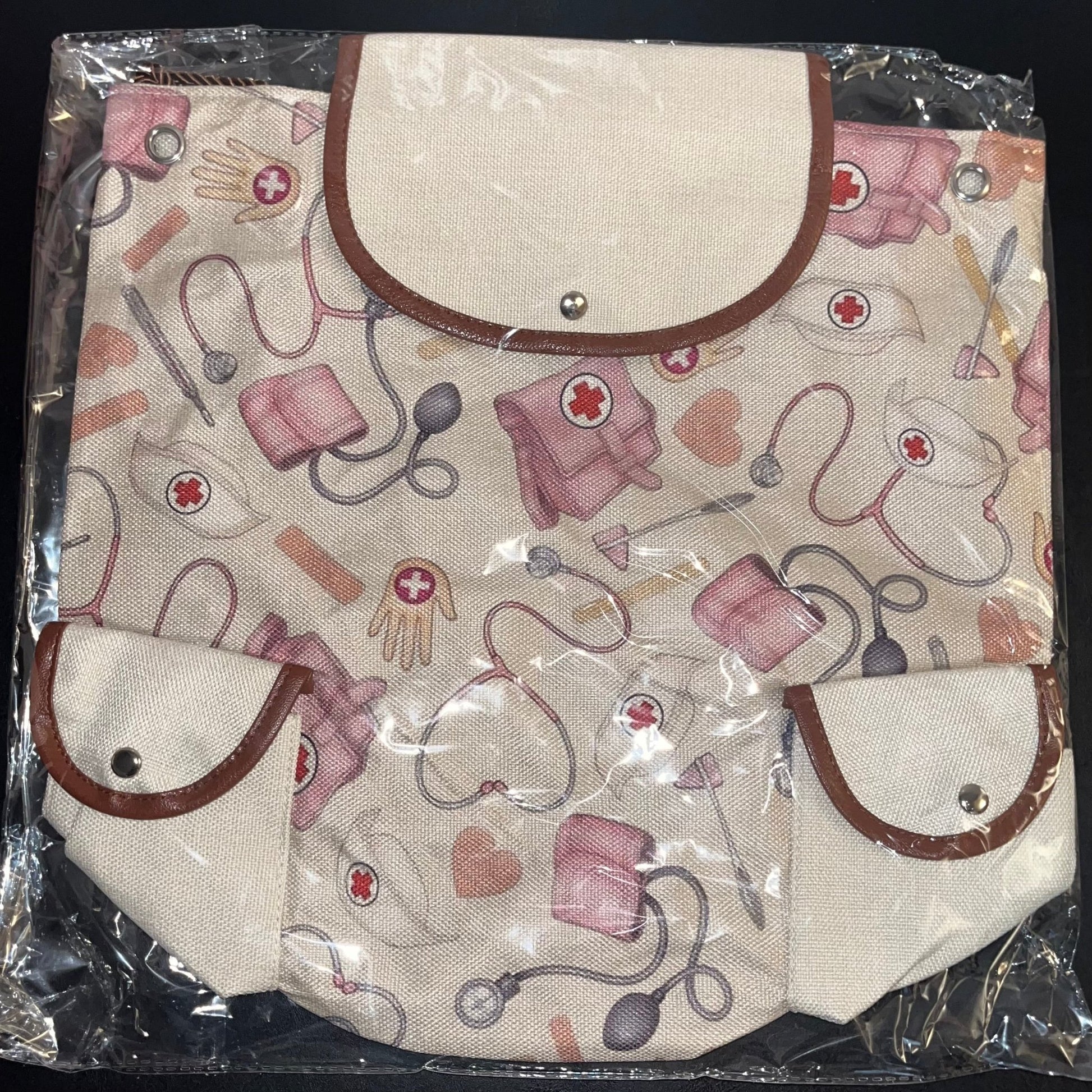 Nurse - Themed Canvas Backpacks - Nursecaresuites - Online Healthcare Boutiquebackpackclinical bagcna bagcute nurse gift