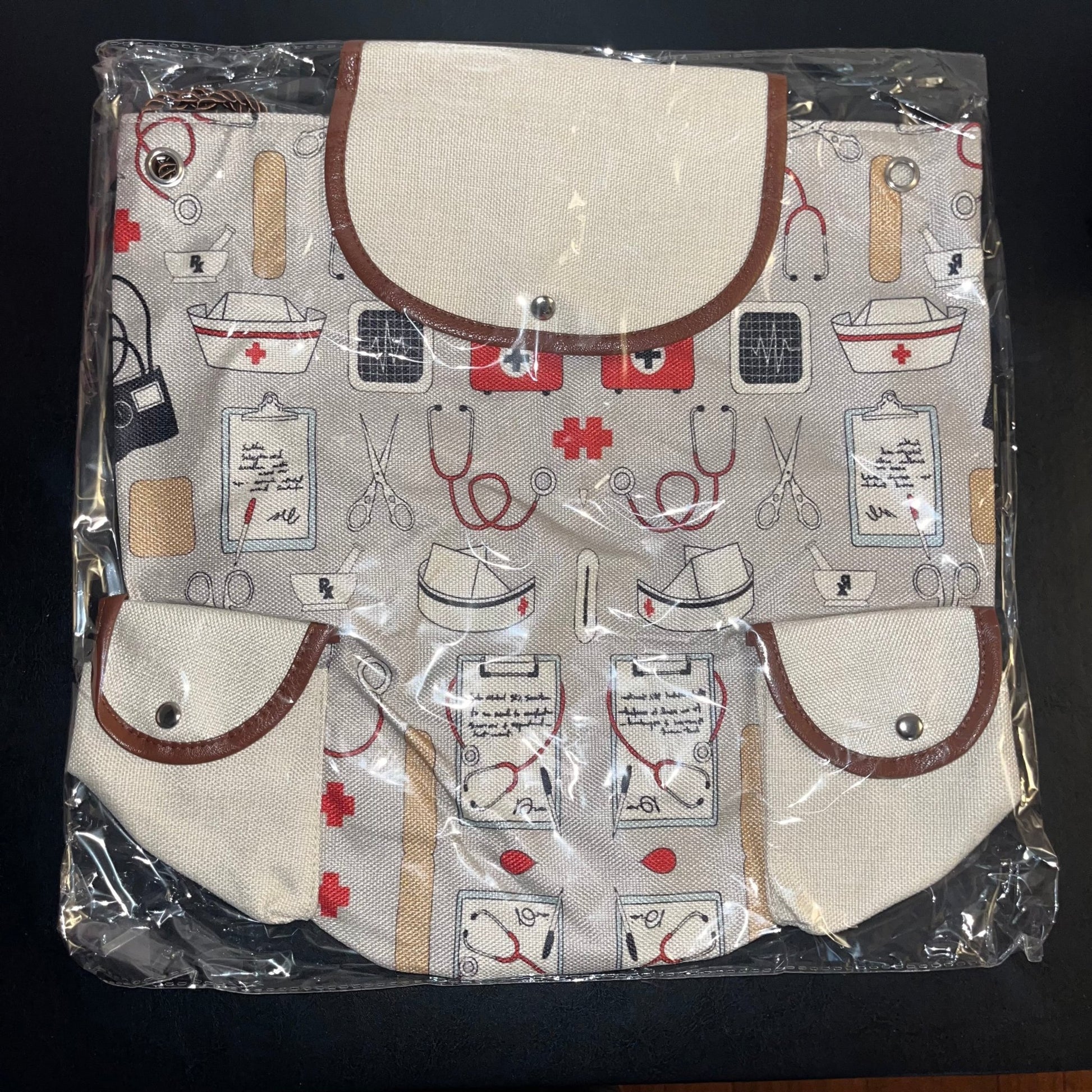 Nurse - Themed Canvas Backpacks - Nursecaresuites - Online Healthcare Boutiquebackpackclinical bagcna bagcute nurse gift