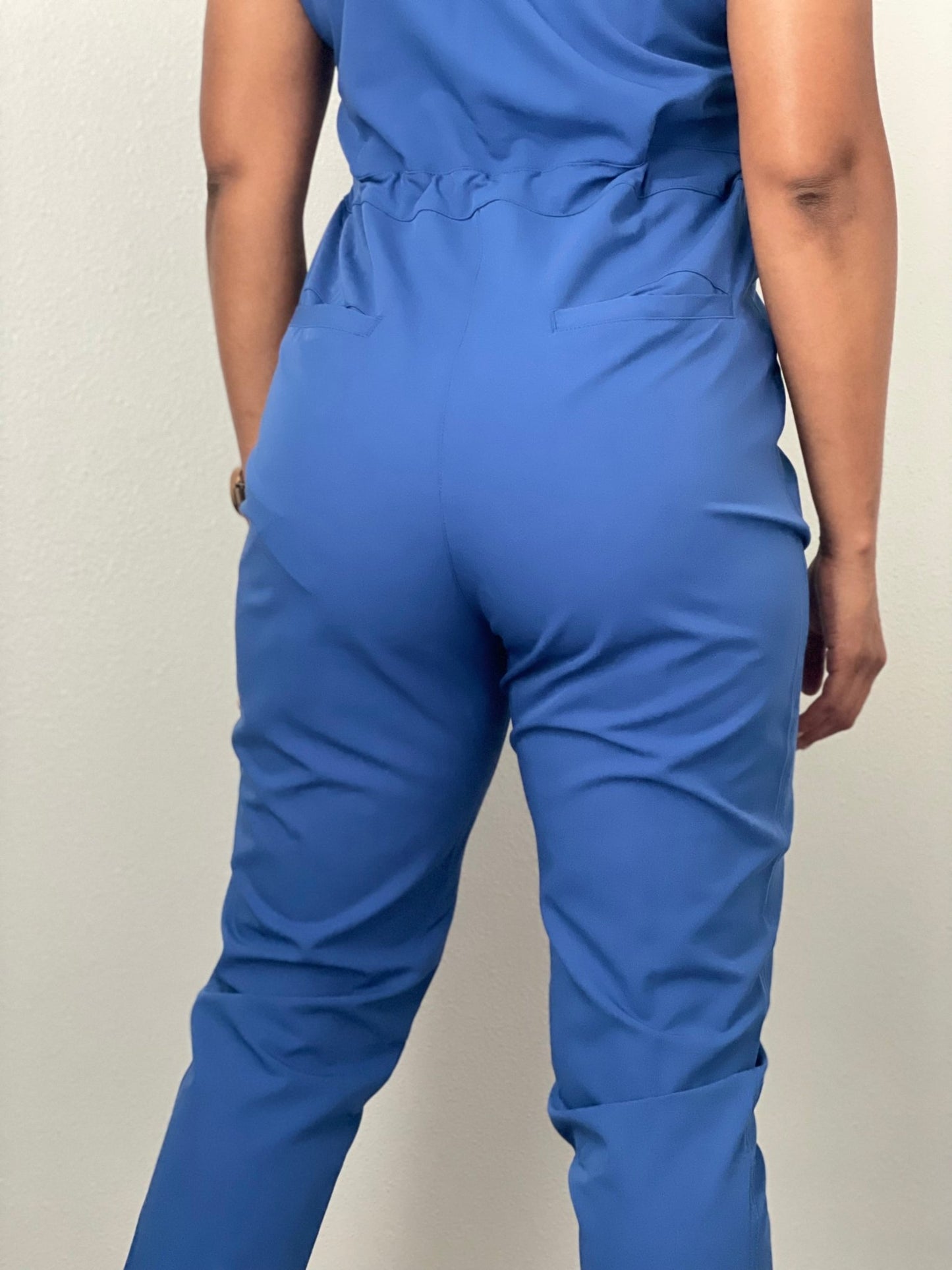 One Piece Scrub Jumpsuit - Nursecaresuites - Online Healthcare BoutiqueScrubsCnajumpsuitJumpsuit navy