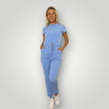 One Piece Scrub Jumpsuit - Nursecaresuites - Online Healthcare BoutiqueScrubs8 - pocket jumpsuitadjustable drawstring jumpsuitall - day comfort scrubs