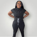 One Piece Scrub Jumpsuit - Nursecaresuites - Online Healthcare BoutiqueScrubs8 - pocket jumpsuitadjustable drawstring jumpsuitall - day comfort scrubs