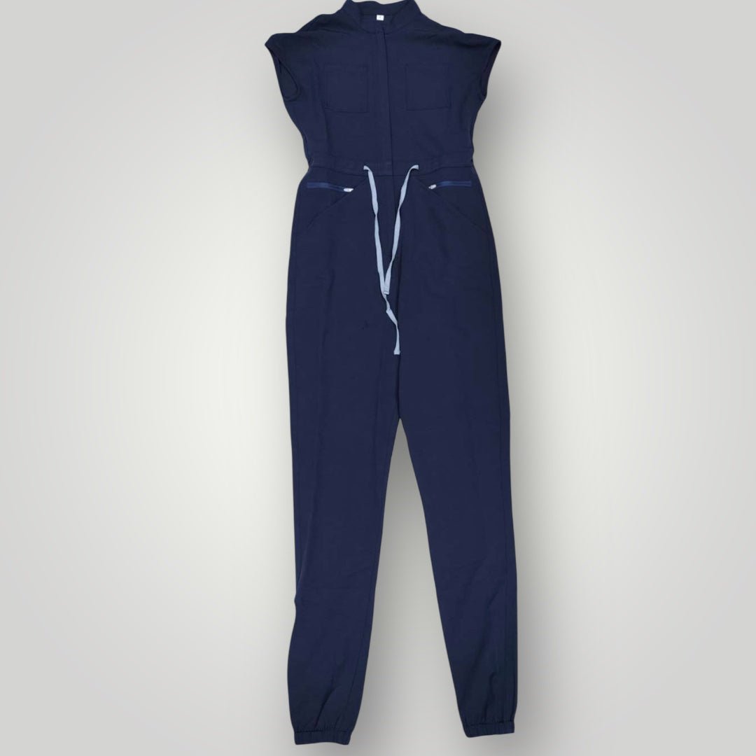 One Piece Scrub Jumpsuit - Nursecaresuites - Online Healthcare BoutiqueScrubs8 - pocket jumpsuitadjustable drawstring jumpsuitall - day comfort scrubs