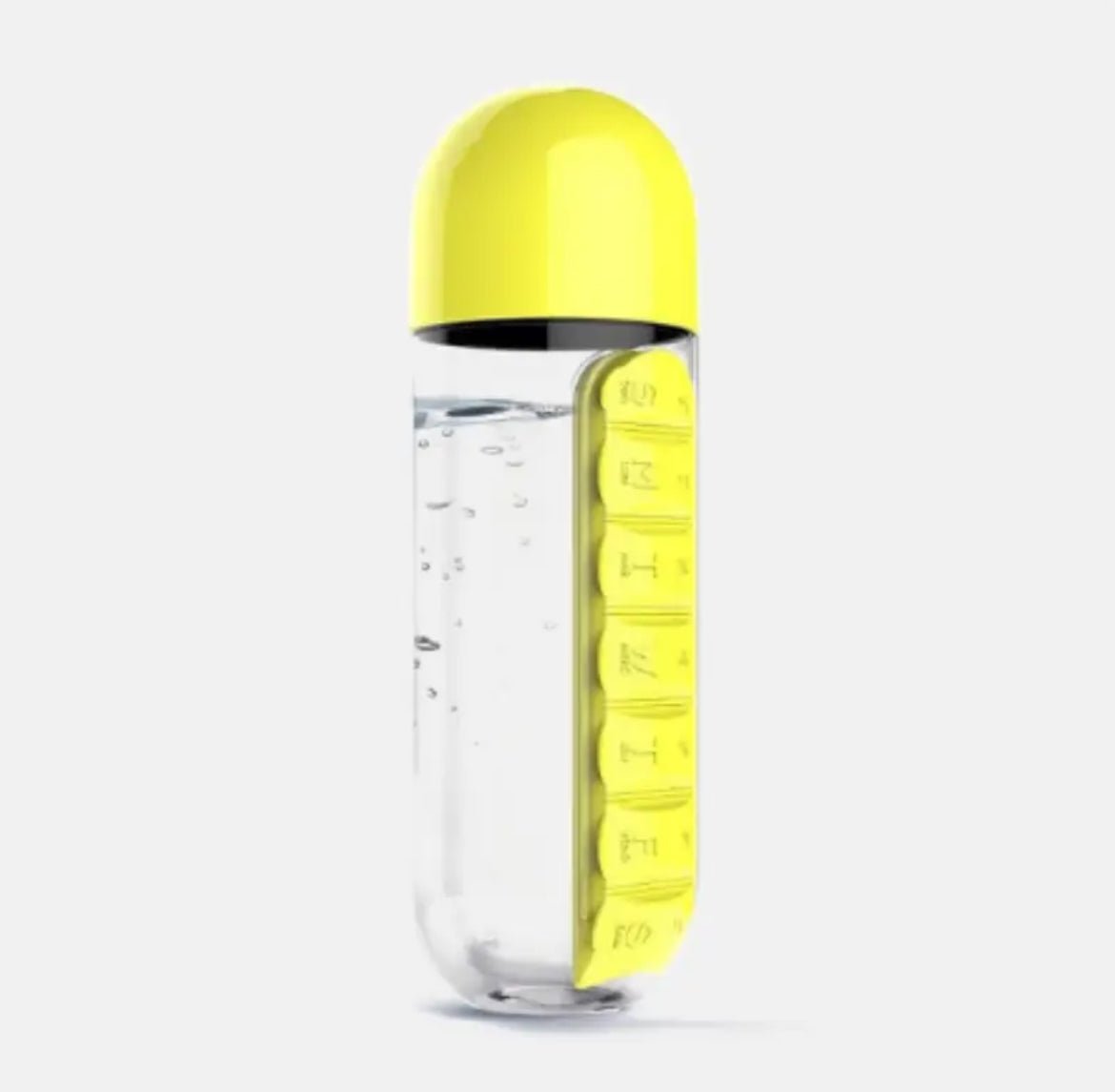 Pill Organizer Water Bottle - Nursecaresuites - Online Healthcare Boutiqueblack water bottle pill organizerpill cartridgepill organizer