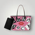 Pink Burn Book Tote Bag - Nursecaresuites - Online Healthcare BoutiqueToteclinical bageveryday totefaux leather tote