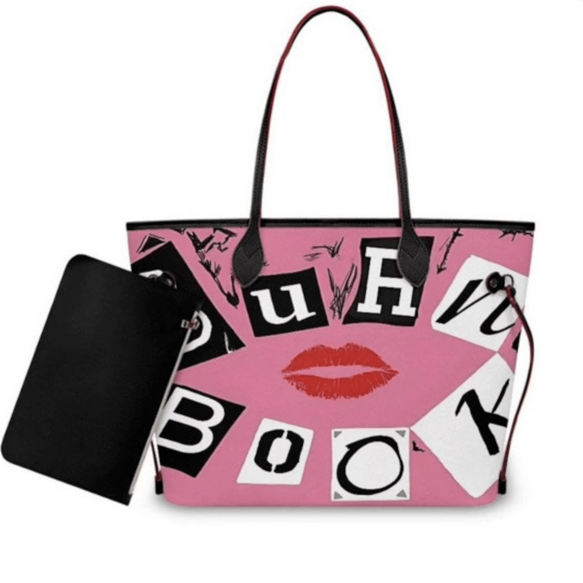 Pink Burn Book Tote Bag - Nursecaresuites - Online Healthcare BoutiqueToteclinical bageveryday totefaux leather tote