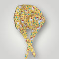 Satin - Lined Nurse Scrub Caps | Hello Kitty, Barbie & Bratz Styles - Nursecaresuites - Online Healthcare BoutiqueScrub CapAdjustable Scrub CapAdjustable Tie BackBarbie Scrub Cap