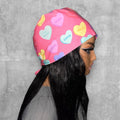 Satin - Lined Nurse Scrub Caps | Hello Kitty, Barbie, Powerpuff and Bratz Styles - Nursecaresuites - Online Healthcare BoutiqueScrub CapAdjustable Scrub CapAdjustable Tie Backaesthetic healthcare worker