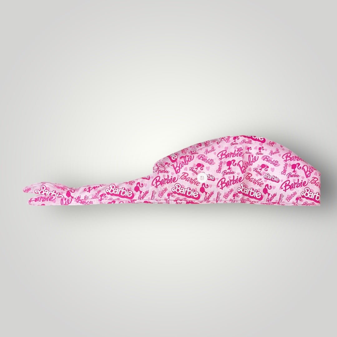 Satin - Lined Nurse Scrub Caps | Hello Kitty, Barbie, Powerpuff and Bratz Styles - Nursecaresuites - Online Healthcare BoutiqueScrub CapAdjustable Scrub CapAdjustable Tie Backaesthetic healthcare worker