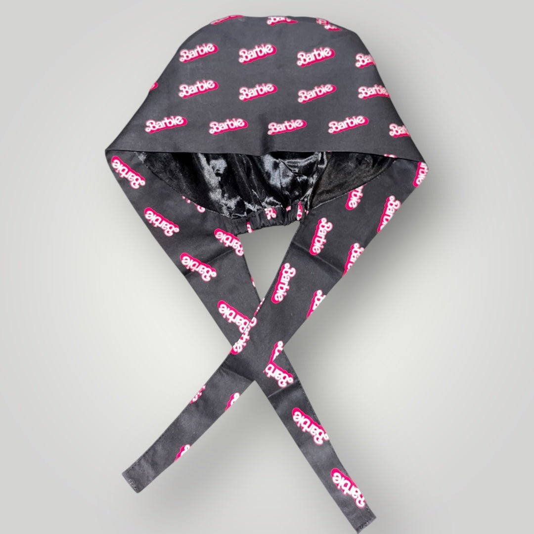 Satin - Lined Nurse Scrub Caps | Kawaii, Dollcore & Girl - Power Styles - Nursecaresuites - Online Healthcare BoutiqueScrub CapAdjustable Scrub CapAdjustable Tie Backaesthetic healthcare worker