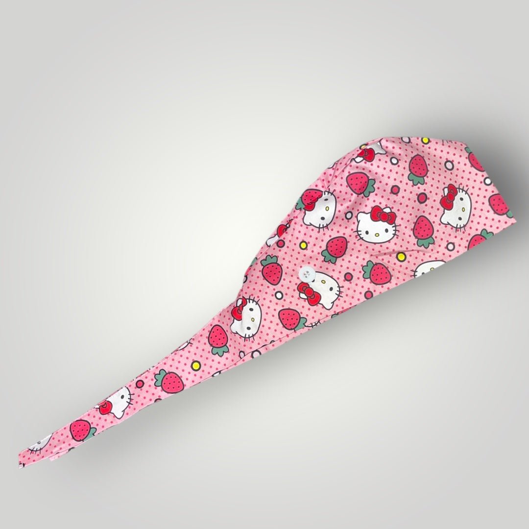 Satin - Lined Nurse Scrub Caps | Kawaii, Dollcore & Girl - Power Styles - Nursecaresuites - Online Healthcare BoutiqueScrub CapAdjustable Scrub CapAdjustable Tie Backaesthetic healthcare worker