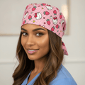 Satin - Lined Nurse Scrub Caps | Kawaii, Dollcore & Girl - Power Styles - Nursecaresuites - Online Healthcare BoutiqueScrub CapAdjustable Scrub CapAdjustable Tie Backaesthetic healthcare worker