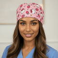 Satin - Lined Nurse Scrub Caps | Kawaii, Dollcore & Girl - Power Styles - Nursecaresuites - Online Healthcare BoutiqueScrub CapAdjustable Scrub CapAdjustable Tie Backaesthetic healthcare worker
