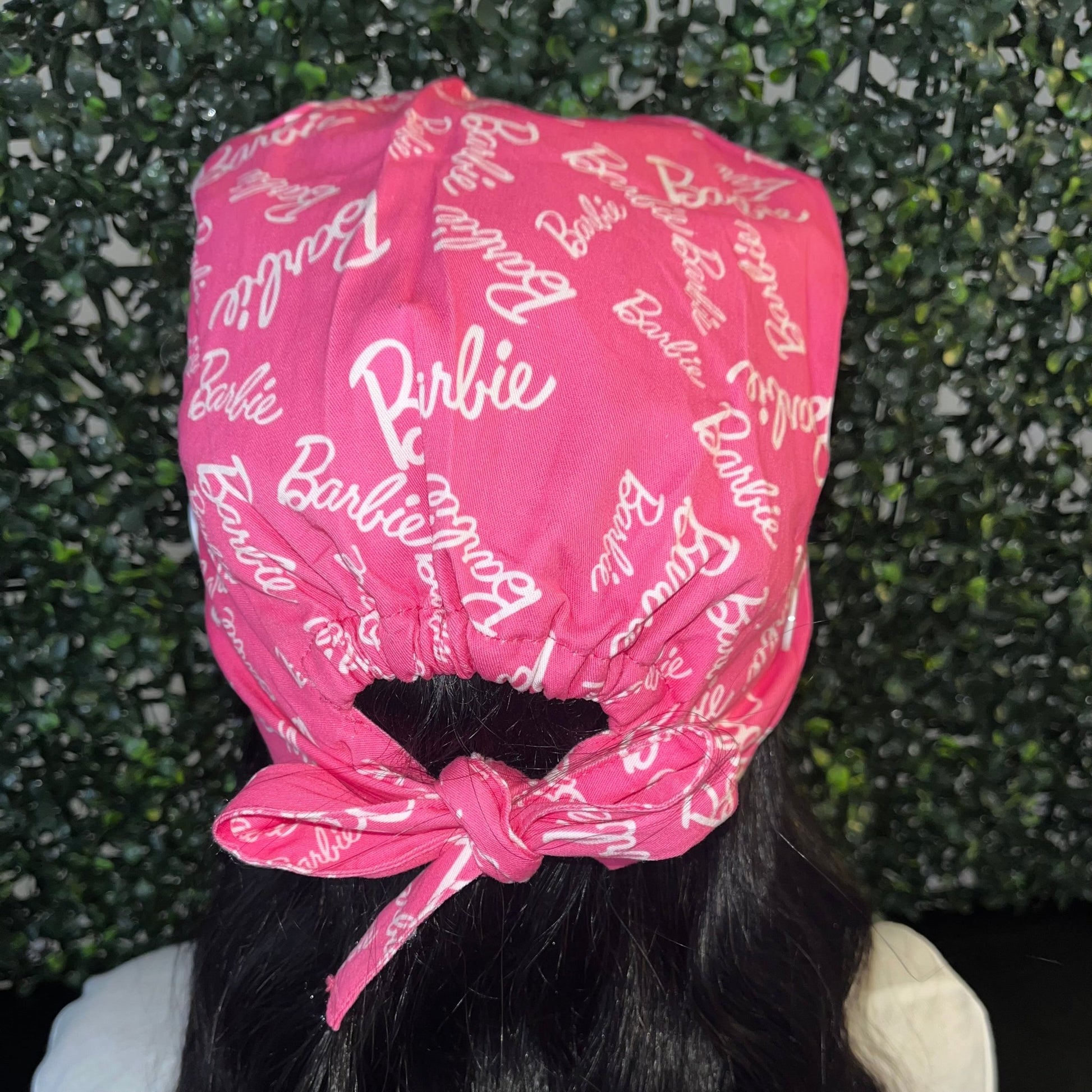 Satin - Lined Tie Back Scrub Caps | Hello Kitty, Barbie, Powerpuff and Bratz Styles - Nursecaresuites - Online Healthcare BoutiqueScrub CapAdjustable Scrub CapAdjustable Tie Backaesthetic healthcare worker