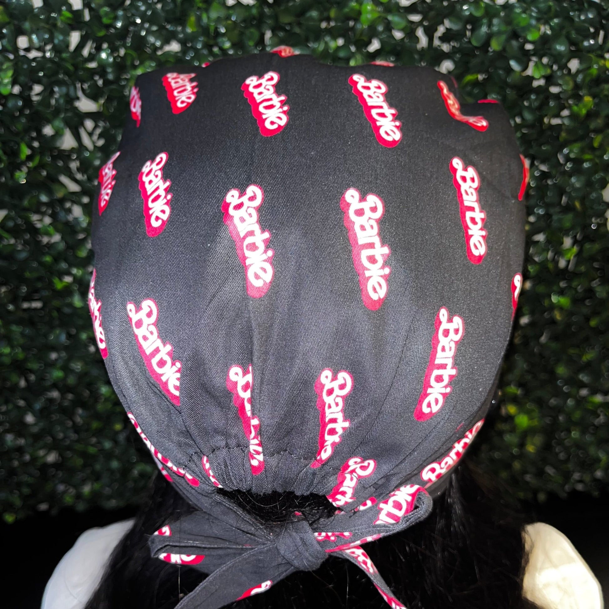 Satin - Lined Tie Back Scrub Caps | Hello Kitty, Barbie, Powerpuff and Bratz Styles - Nursecaresuites - Online Healthcare BoutiqueScrub CapAdjustable Scrub CapAdjustable Tie Backaesthetic healthcare worker
