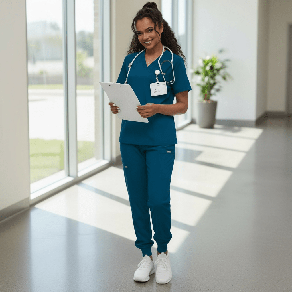 ShiftSoft Scrub Set - Nursecaresuites - Online Healthcare Boutiqueall - day comfort scrubsCnacomfortable stretch scrubsB0CP3KFBQQ