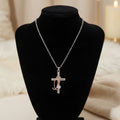 Stethoscope Cross Necklace for Nurses & Healthcare Workers - Nursecaresuites - Online Healthcare Boutiquenecklacechristian jewelrycna giftcross necklace