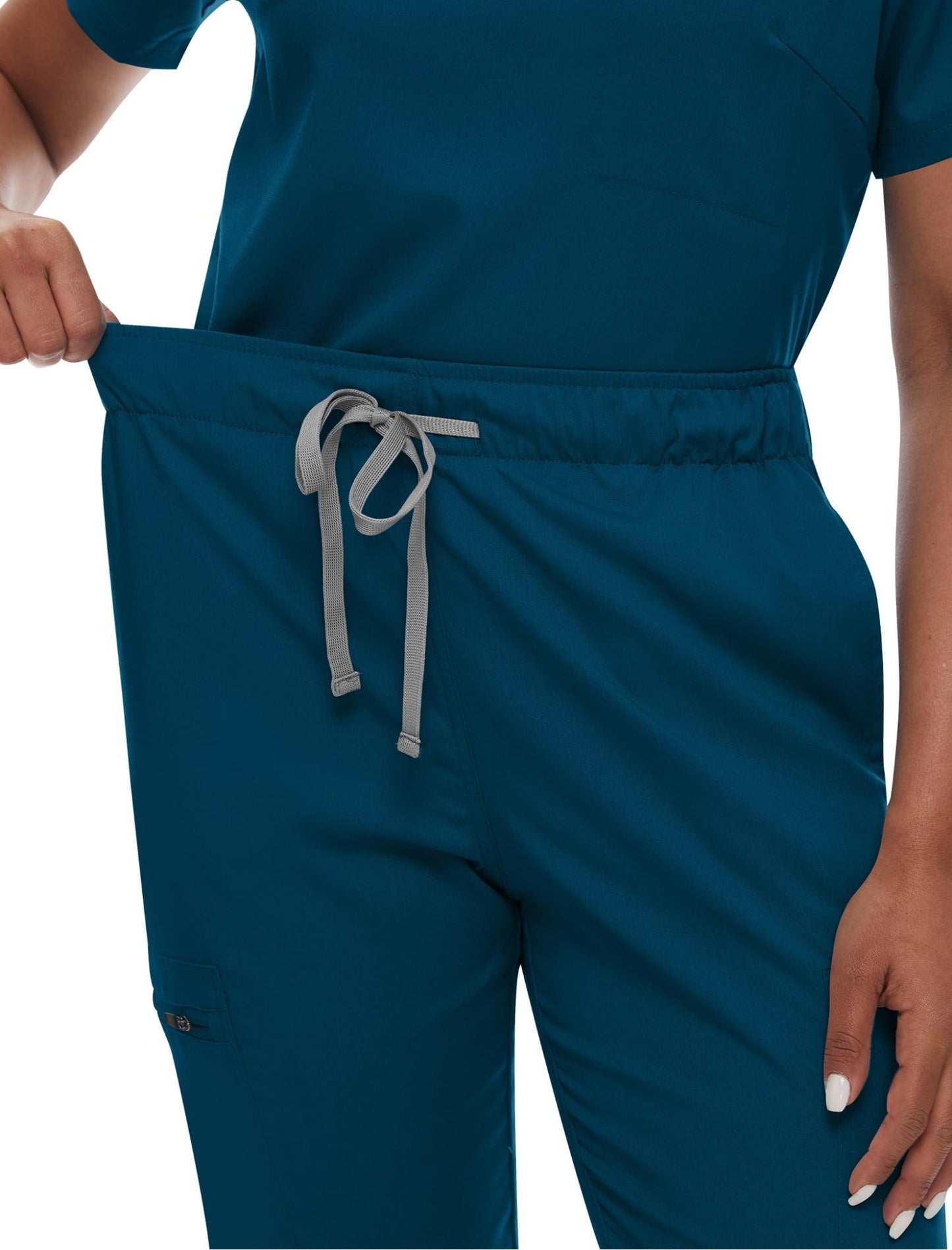 V - Neck Jogger Scrub Set - Nursecaresuites - Online Healthcare BoutiqueB0CP3KFMCW